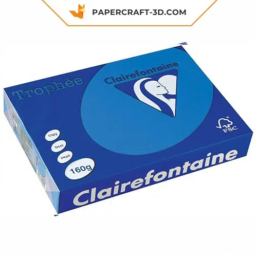 Papercraft turquoise blue paper for origami