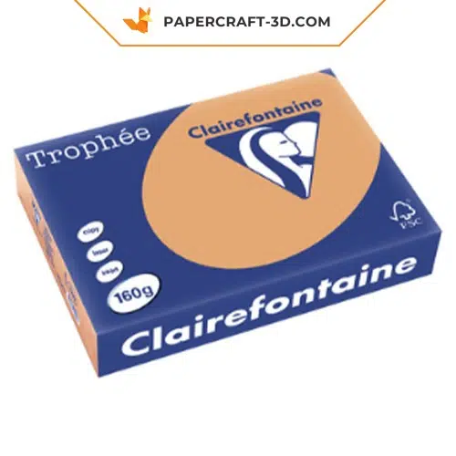 Papercraft caramel paper 160g A4 origami sheet