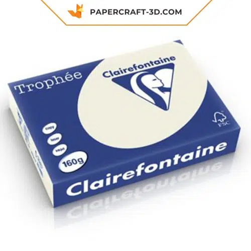 Papercraft grey pearl paper 160g A4 for origami