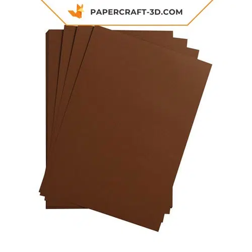 Papercraft brown paper 160g A4 for origami