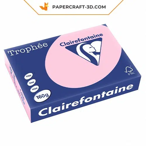Papercraft pink paper A4 origami