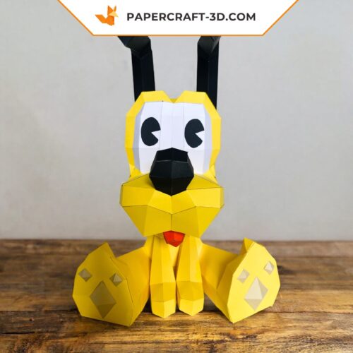 Papercraft de Pluto en origami